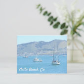 Carte Postale Plage d'Avila, CA (Debout devant)