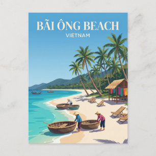 Carte Postale Plage de Bãi Ông Vietnam