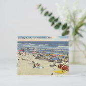 Carte Postale Plage de baignade, Salisbury, Mass Antique Plage S (Debout devant)