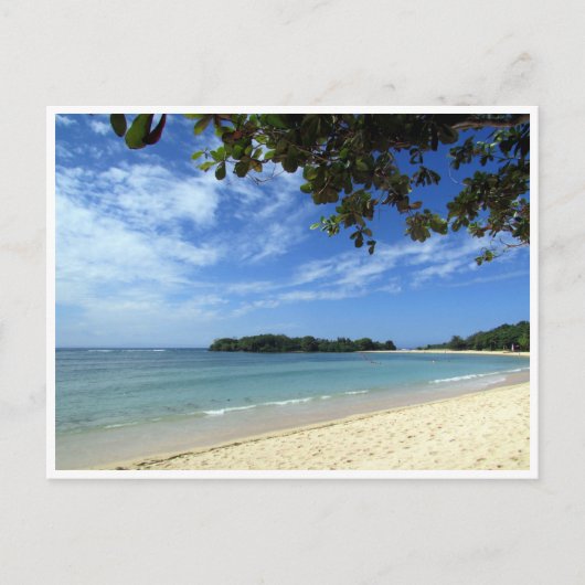 Carte Postale plage de bali (Devant)