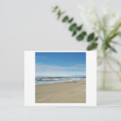 Carte Postale plage de base - carré (Debout devant)