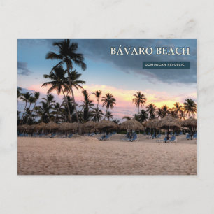 Carte Postale Plage de Bávaro au coucher du soleil