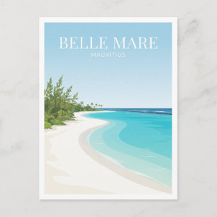 Carte Postale Plage de Belle Mare Maurice Voyage Cadeau