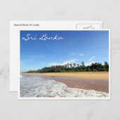 Carte Postale plage de bentota (Devant / Derrière)