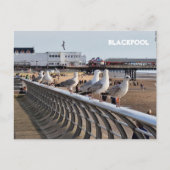 Carte Postale Plage de Blackpool (Devant)