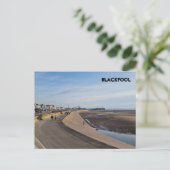 Carte Postale Plage de Blackpool (Debout devant)