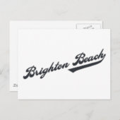 Carte Postale Plage de Brighton (Devant / Derrière)