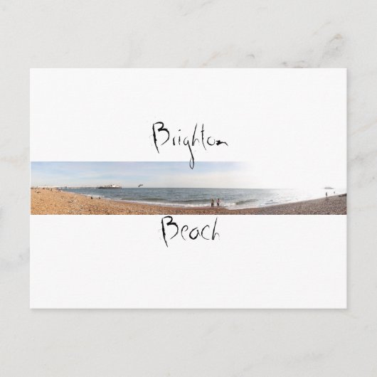 Carte Postale Plage de Brighton (Devant)