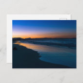 Carte Postale Plage de Byron Bay à la tombée de la nuit (Devant / Derrière)