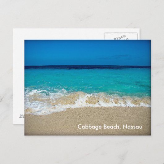 Carte Postale Plage de Cabbage (Devant / Derrière)