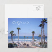 Carte Postale Plage de Californie classique (Devant / Derrière)