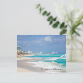 Carte Postale Plage de Cancun Mexico (Debout devant)