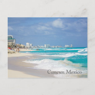 Carte Postale Plage de Cancun Mexico