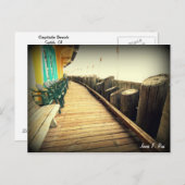 Carte Postale Plage de Capitola (Devant / Derrière)