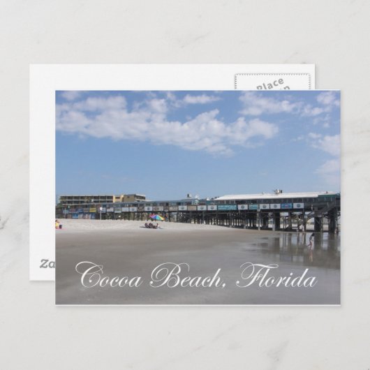 Carte Postale Plage de Cocoa (Devant / Derrière)