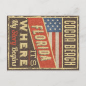 Carte Postale Plage de Cocoa Floride (Devant)