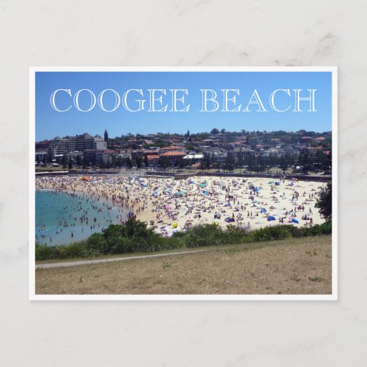 Carte Postale plage de coogee été (Devant)