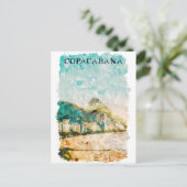 Carte Postale Plage de Copacabana Rio de Janeiro (Debout devant)