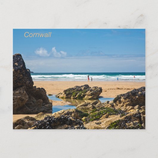 Carte Postale Plage de Cornish (Devant)