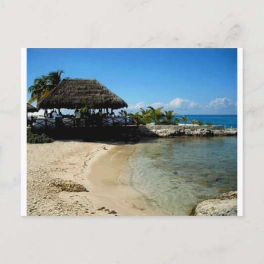 Carte Postale Plage de Cozumel (Devant)
