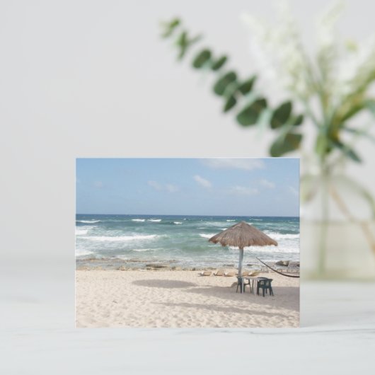 Carte Postale Plage de Cozumel (Debout devant)