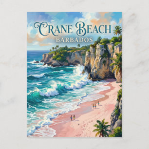 Carte Postale Plage de Crane Barbade
