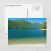 Carte Postale Plage de Cushman de lac (Devant / Derrière)