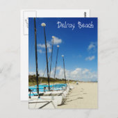 Carte Postale Plage de Delray / Plage de Floride (Devant / Derrière)