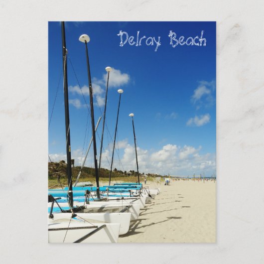 Carte Postale Plage de Delray / Plage de Floride (Devant)