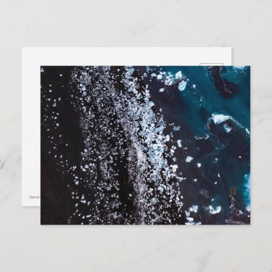 Carte Postale Plage de Diamond (Devant / Derrière)