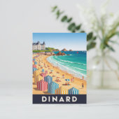 Carte Postale Plage de Dinard France (Debout devant)