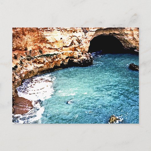 Carte Postale Plage de disparition - Vale Covo - Algarve (Devant)