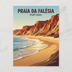 Carte Postale Plage de Falésia Portugal
