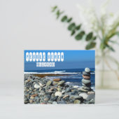 Carte Postale Plage de galets à La Union Philippines (Debout devant)