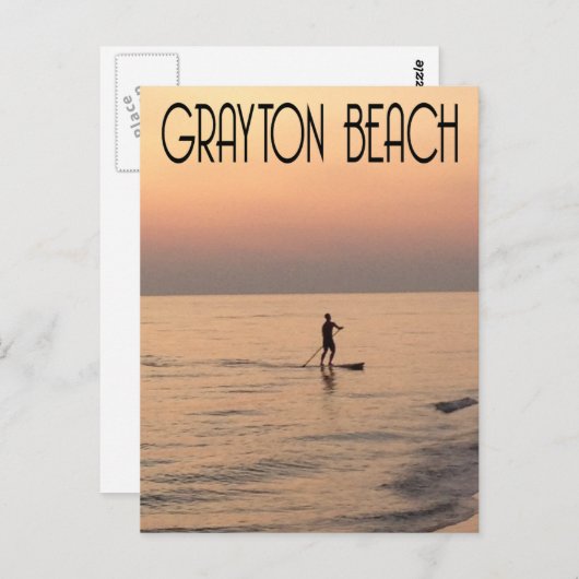 Carte Postale Plage de Grayton (Devant / Derrière)