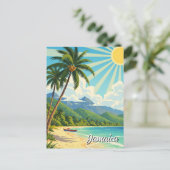 Carte Postale Plage de Jamaïque (Debout devant)