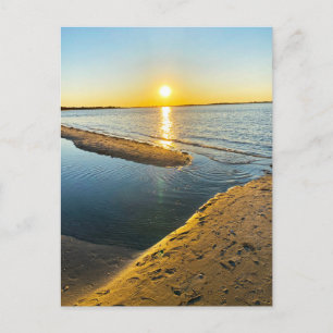 Carte Postale Plage de Jones Beach New York NY LI Coucher de sol