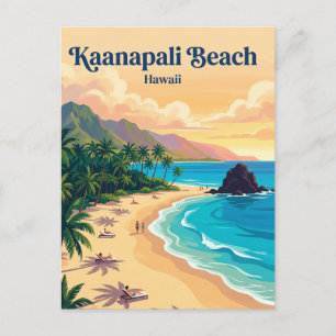 Carte Postale Plage de Kaanapali Hawaii