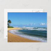 Carte Postale Plage de Kauai (Devant / Derrière)