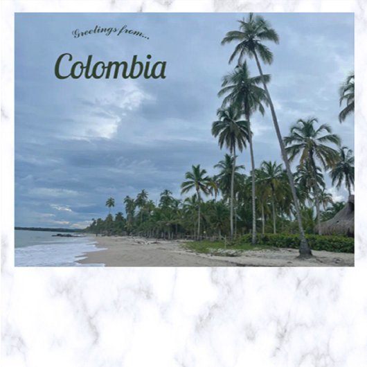 Carte Postale Plage de La Guajira Colombia