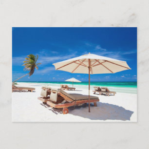 Carte Postale Plage de la station balnéaire