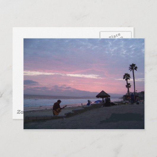 Carte Postale plage de laguna (Devant / Derrière)