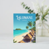 Carte Postale Plage de Lalomanu Samoa (Debout devant)