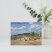 Carte Postale Plage de l'île Spectacle de Boston Harbour Islands (Debout devant)