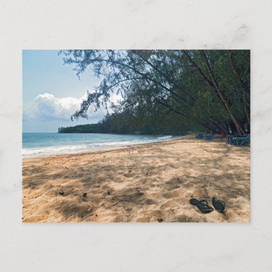 Carte Postale Plage de l'île tropicale, Cambodge (Devant)