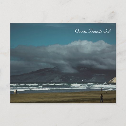 Carte Postale Plage de l'océan de San Francisco (Devant)