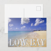 Carte Postale Plage de Low Bay, Barbuda, Antigua (Devant / Derrière)
