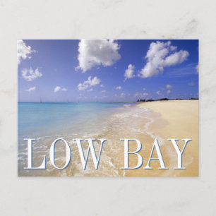 Carte Postale Plage de Low Bay, Barbuda, Antigua Joyeux Annive