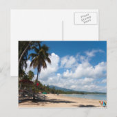 Carte Postale Plage de Luquillo Porto Rico (Devant / Derrière)