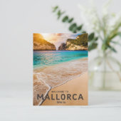 Carte Postale Plage de Mallorca, Espagne (Debout devant)